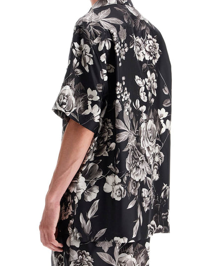 Dolce & Gabbana hawaii silk shirt with floral print set