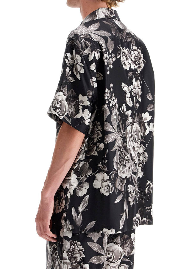 Dolce & Gabbana hawaii silk shirt with floral print set