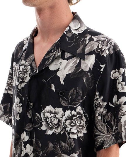 Dolce & Gabbana hawaii silk shirt with floral print set