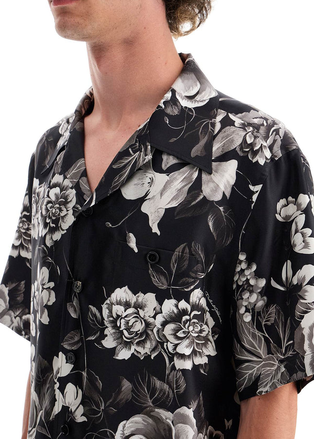 Dolce & Gabbana hawaii silk shirt with floral print set