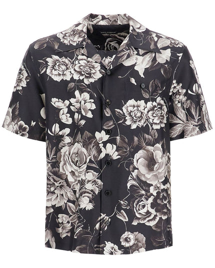 Dolce & Gabbana hawaii silk shirt with floral print set