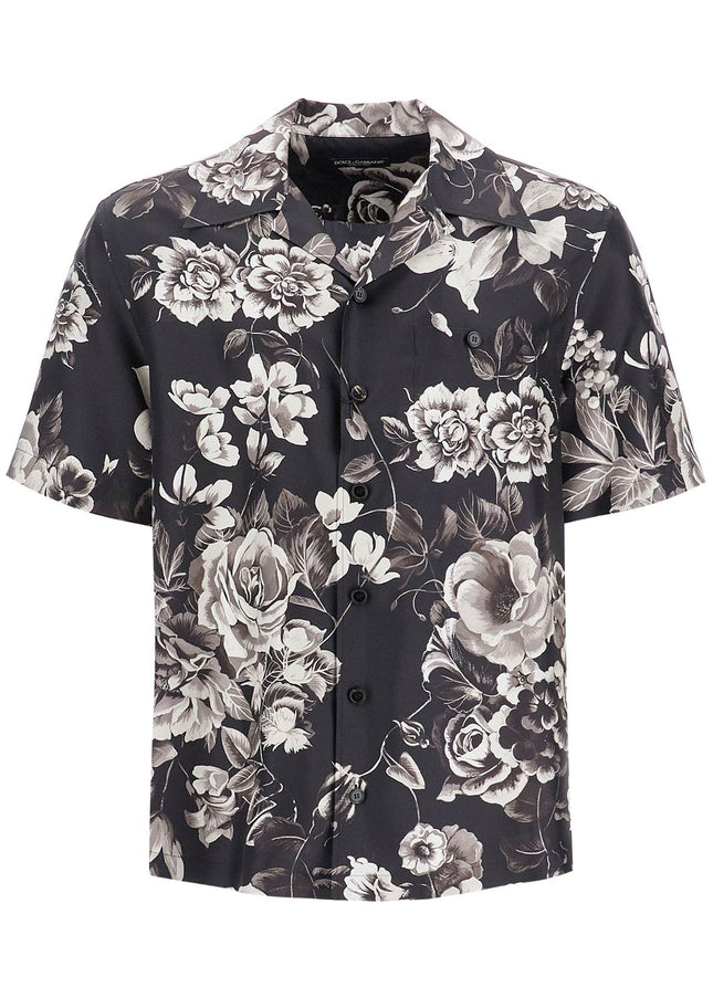 Dolce & Gabbana hawaii silk shirt with floral print set