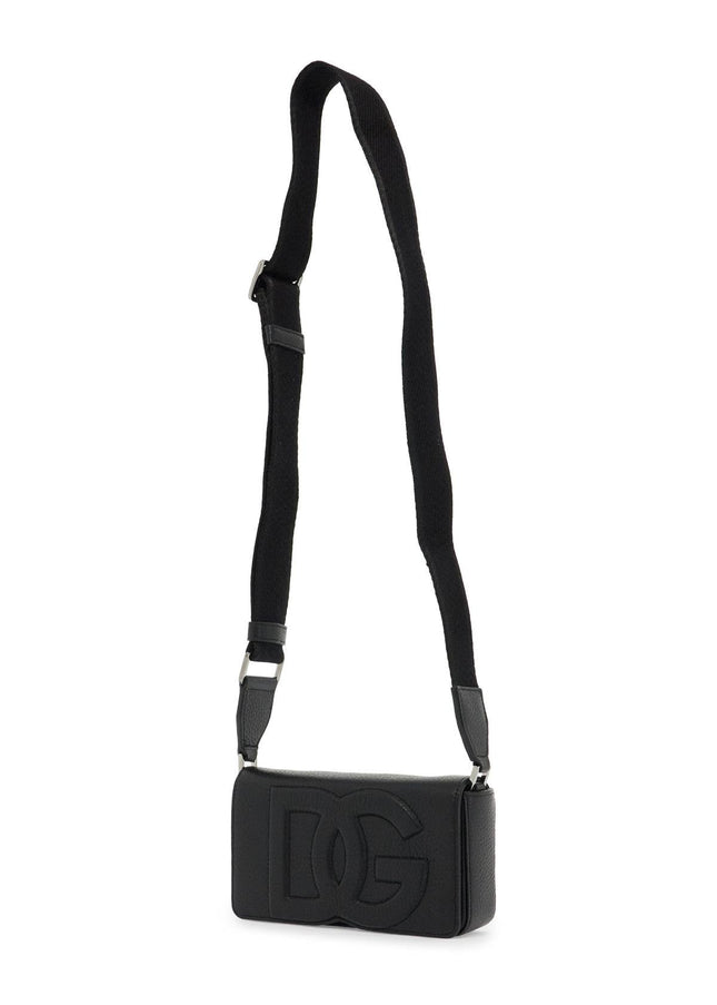 Dolce & Gabbana mini leather crossbody bag with shoulder strap.