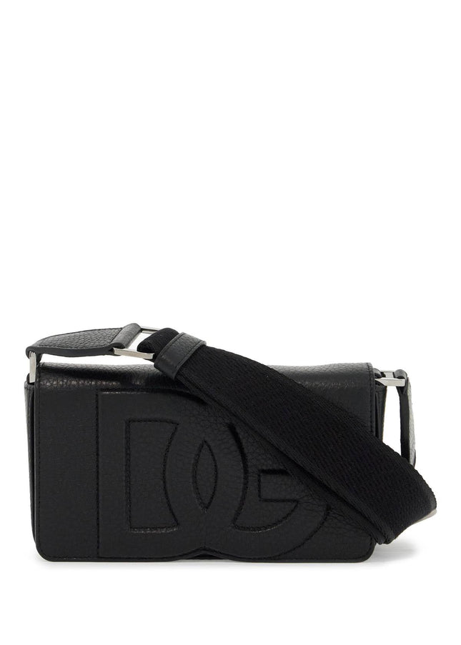 Dolce & Gabbana mini leather crossbody bag with shoulder strap.