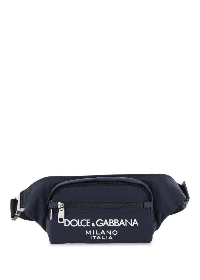 Dolce & Gabbana nylon beltpack bag with logo