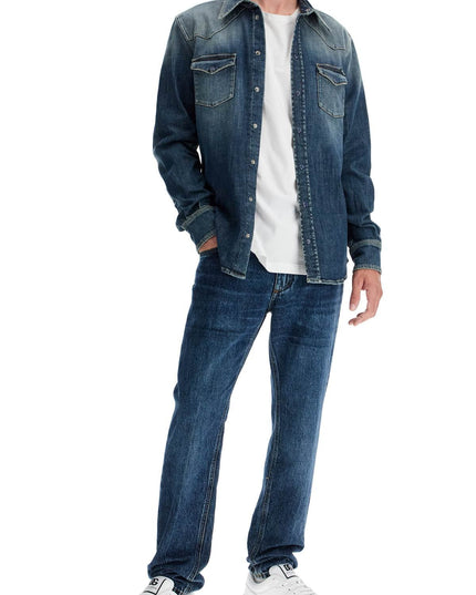 Dolce & Gabbana regular jeans with contrasting pocket