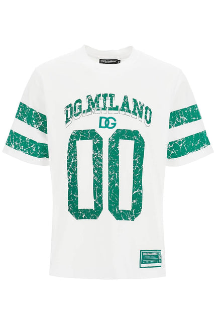 Dolce & Gabbana sporty print t-shirt - White