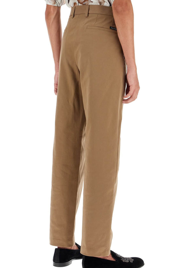 Dolce & Gabbana straight cotton stretch pants in 8