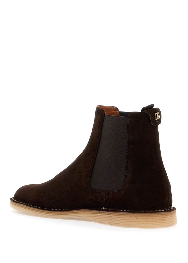 Dolce & Gabbana suede ankle boots for