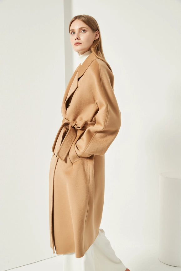 Double-Breasted Cashmere Coat