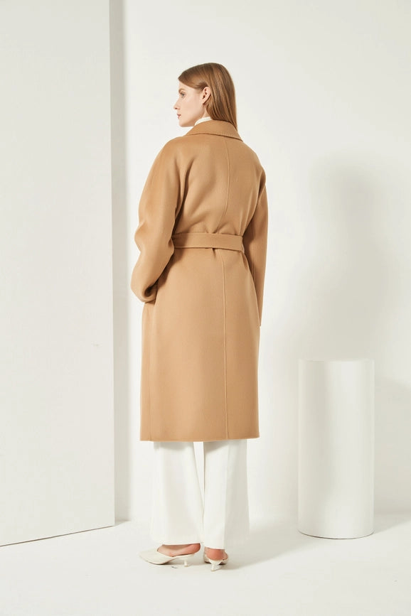 Double-Breasted Cashmere Coat