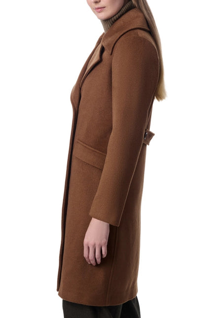 Double Breasted Wool Coat Cigar