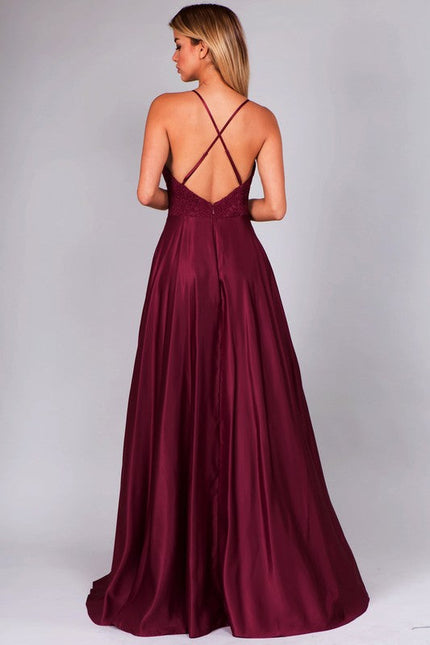 Dress, Prom, Bridesmaid, Maxi Dress, Gowns Burgundy