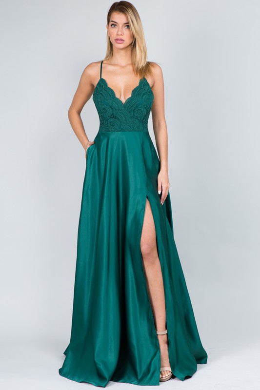 Dress, Prom, Bridesmaid, Maxi Dress, Gowns Emerald