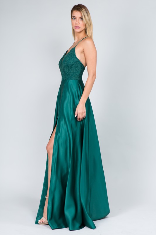 Dress, Prom, Bridesmaid, Maxi Dress, Gowns Emerald