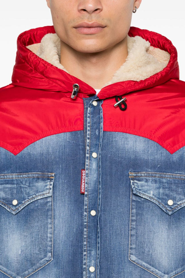 Dsquared2 Coats Clear Blue