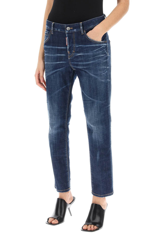 Dsquared2 dark clean wash cool girl jeans-women > clothing > jeans-Dsquared2-Urbanheer