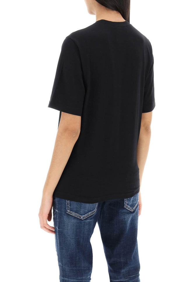 Dsquared2 icon crew-neck t-shirt-women > clothing > topwear-Dsquared2-Urbanheer