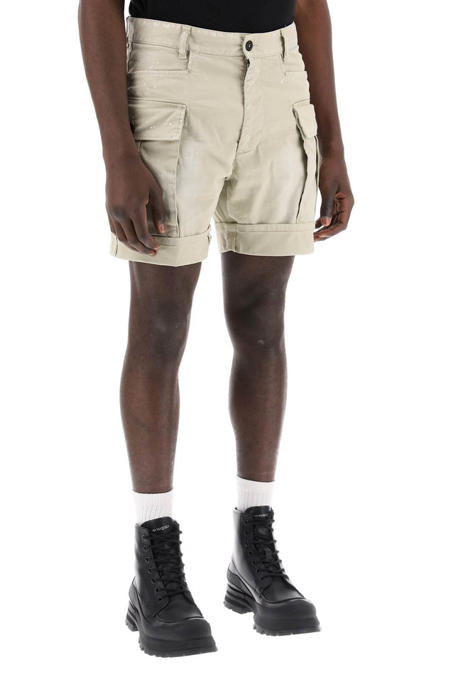 Dsquared2 "light spots marine cargo bermuda-men > clothing > trousers > bermuda and shorts-Dsquared2-Urbanheer