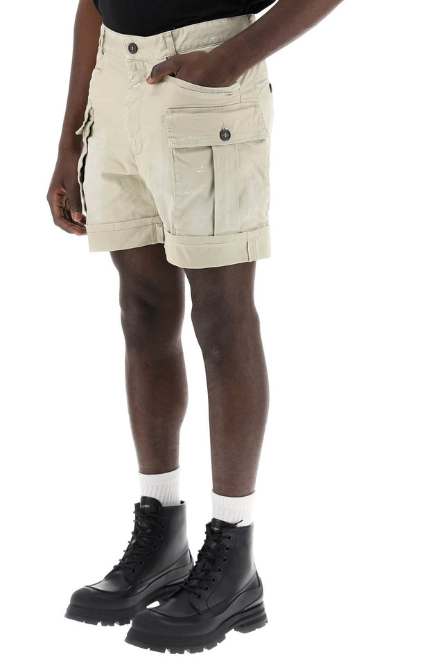 Dsquared2 "light spots marine cargo bermuda-men > clothing > trousers > bermuda and shorts-Dsquared2-Urbanheer