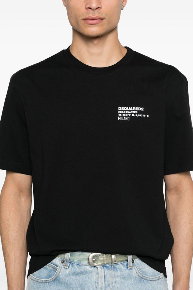 Dsquared2 T-shirts and Polos Black