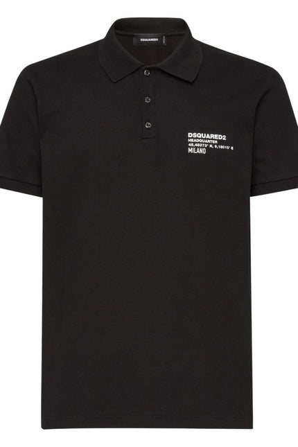 Dsquared2 T-shirts and Polos Black