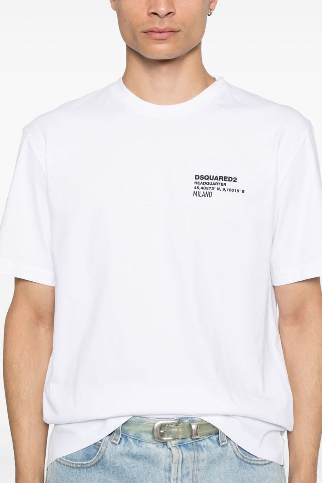 Dsquared2 T-shirts and Polos White