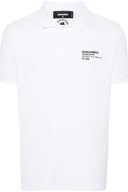 Dsquared2 T-shirts and Polos White