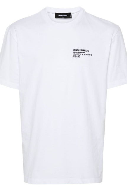 Dsquared2 T-shirts and Polos White