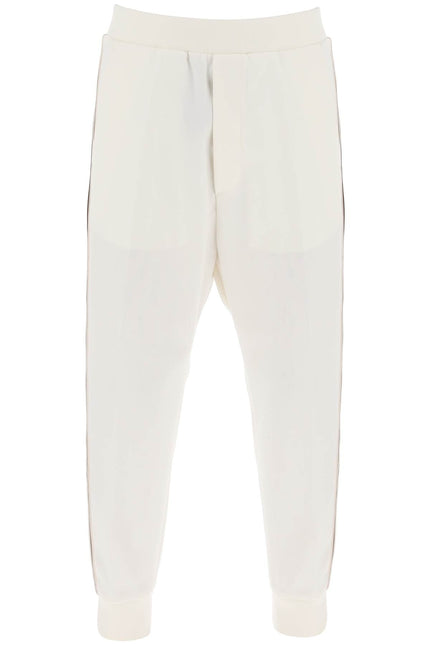 Dsquared2 wool blend tailored jog pants-men > clothing > trousers > joggers-Dsquared2-Urbanheer