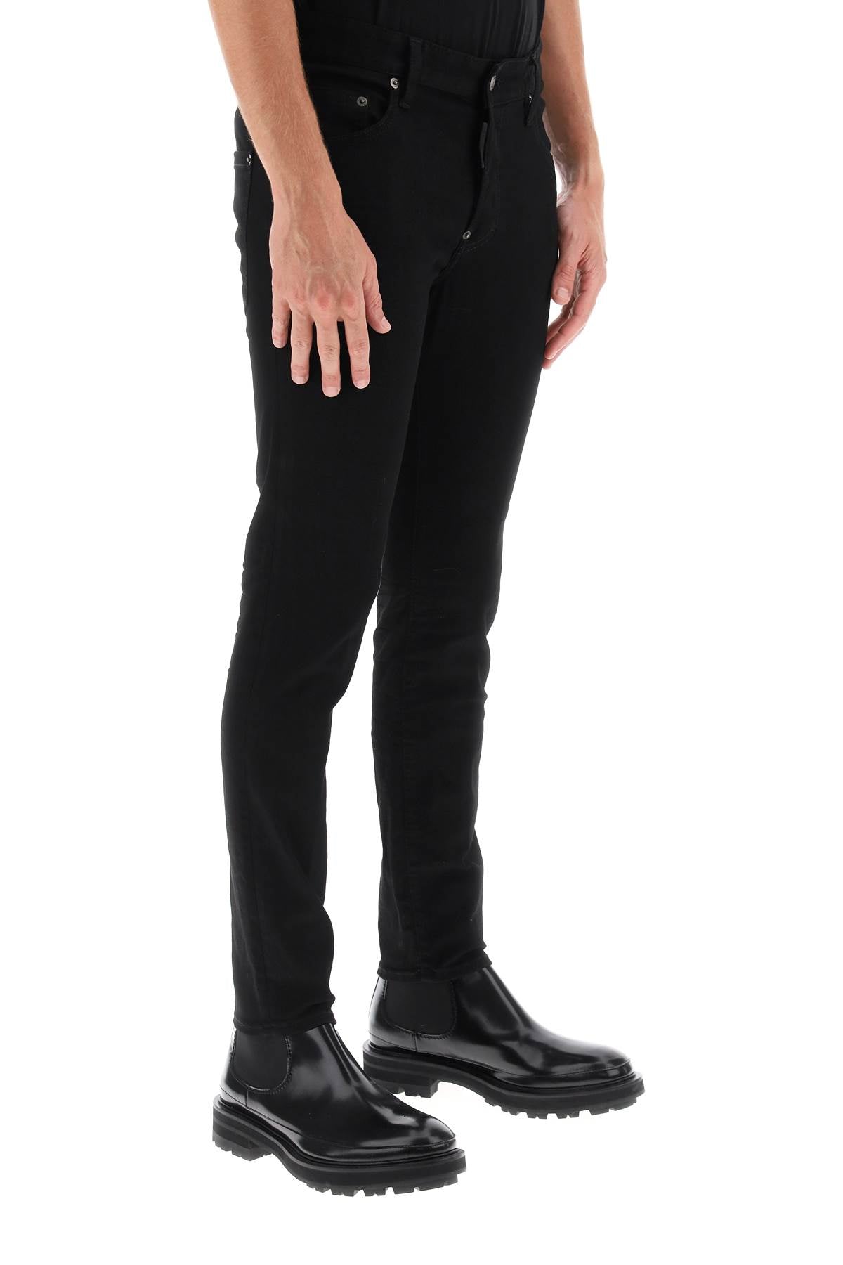 Dsquared2 black bull skater jeans