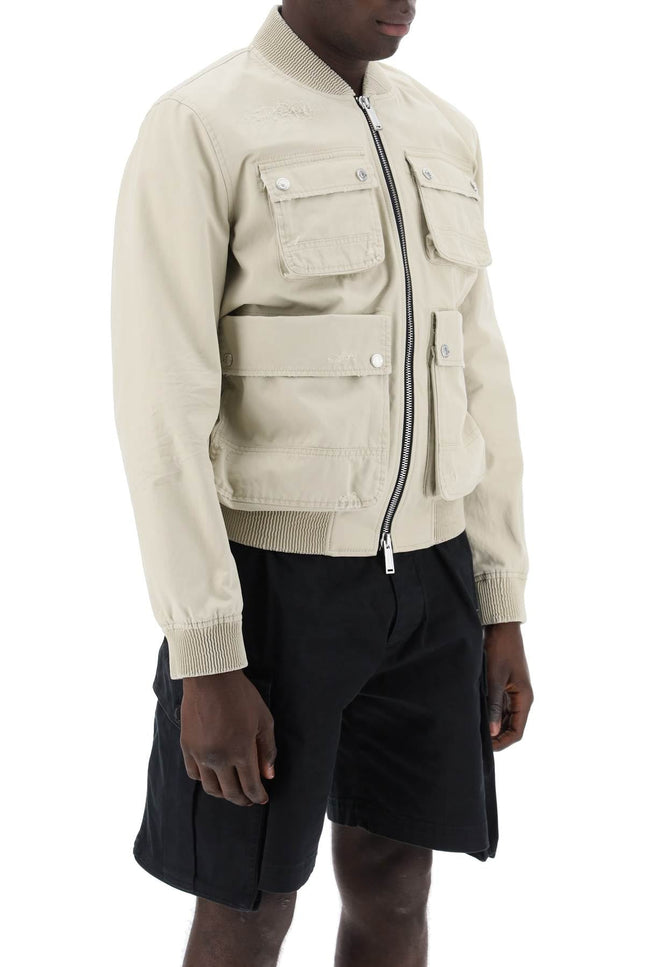 Dsquared2 cargo multipocket bomber-men > clothing > jackets > bomber jackets-Dsquared2-Urbanheer