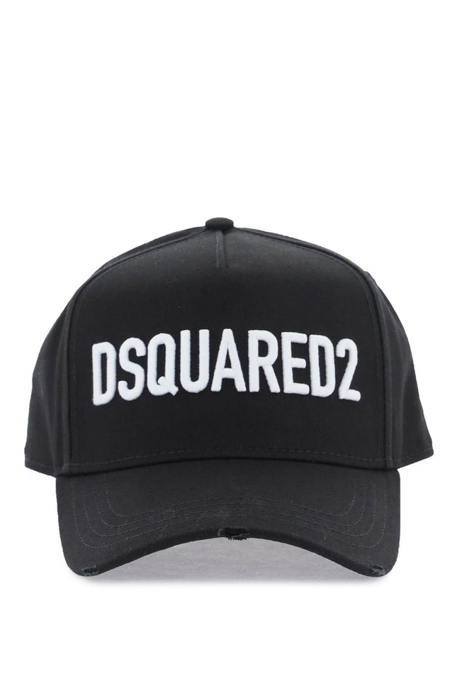 Dsquared2 embroidered baseball cap - White