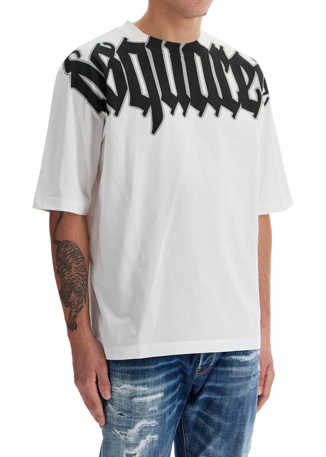 Dsquared2 loose logo print t-shirt with