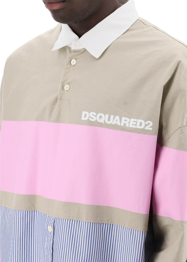 Dsquared2 oversized hybrid shirt