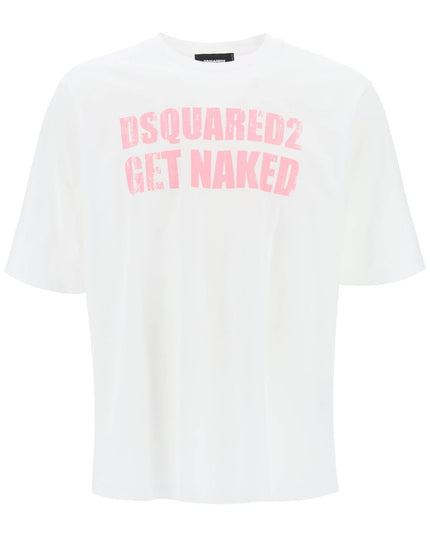 Dsquared2 skater fit printed t-shirt