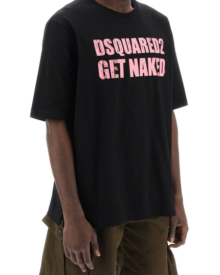 Dsquared2 skater fit printed t-shirt