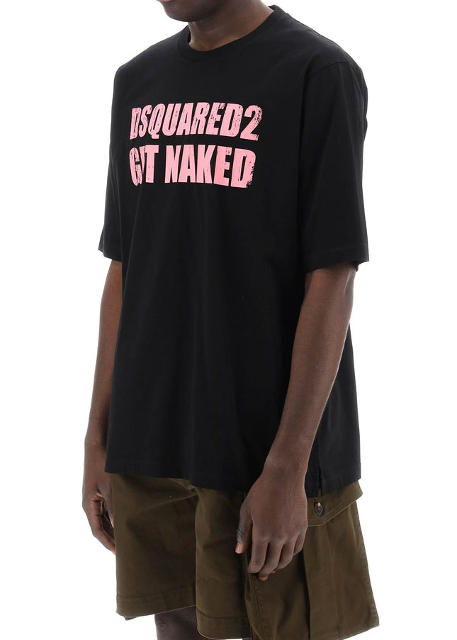 Dsquared2 skater fit printed t-shirt