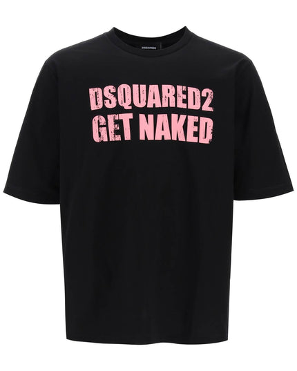 Dsquared2 skater fit printed t-shirt