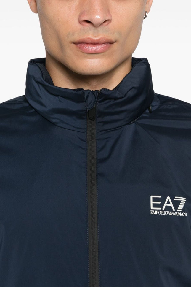 EA7 Coats Blue