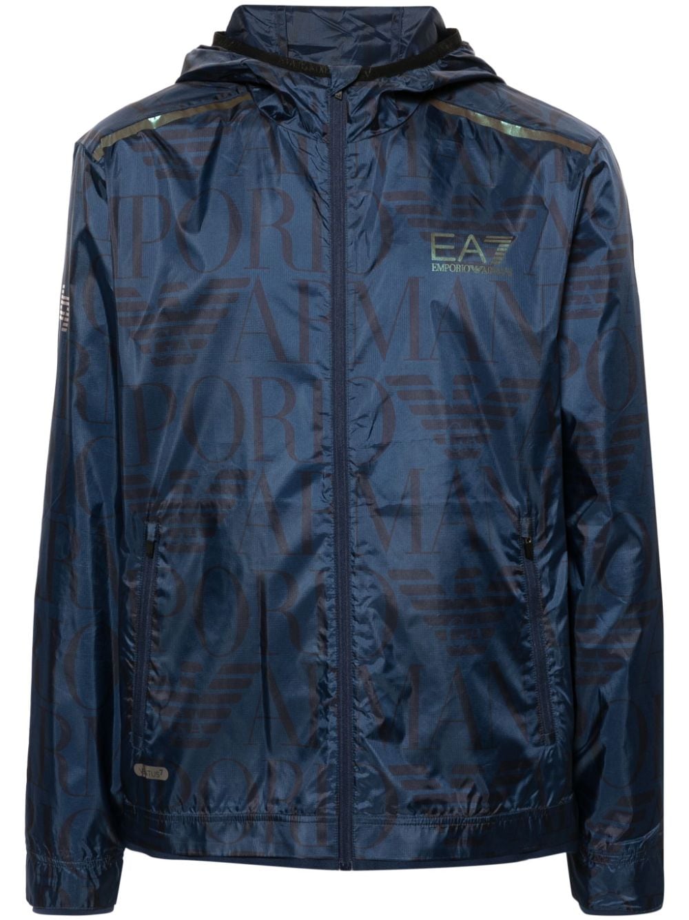 EA7 Coats Blue