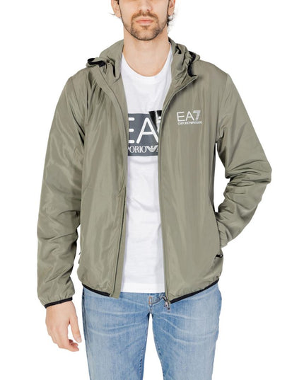 EA7 Emporio Armani Green Polyester Jacket