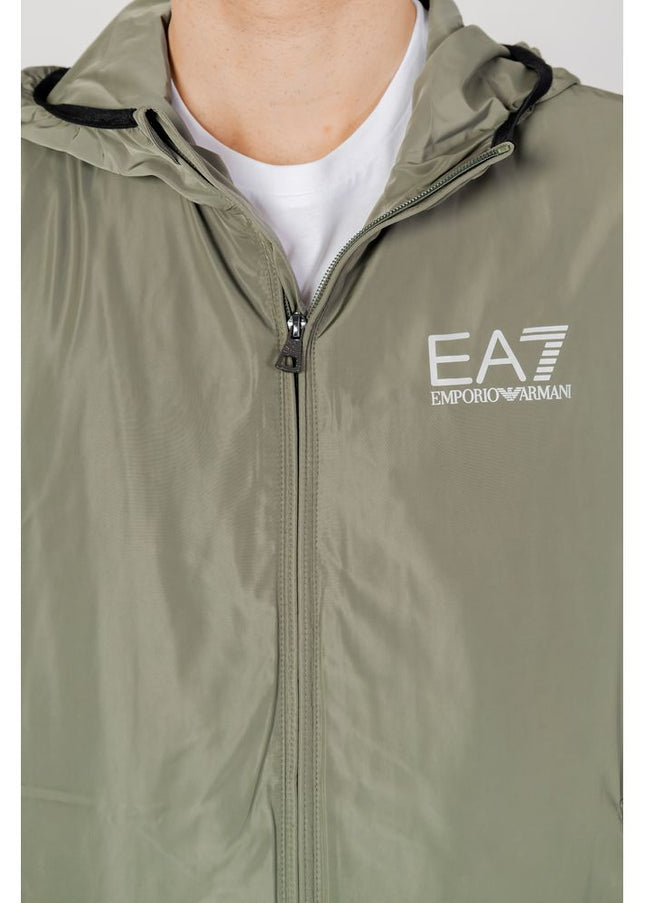 EA7 Emporio Armani Green Polyester Jacket