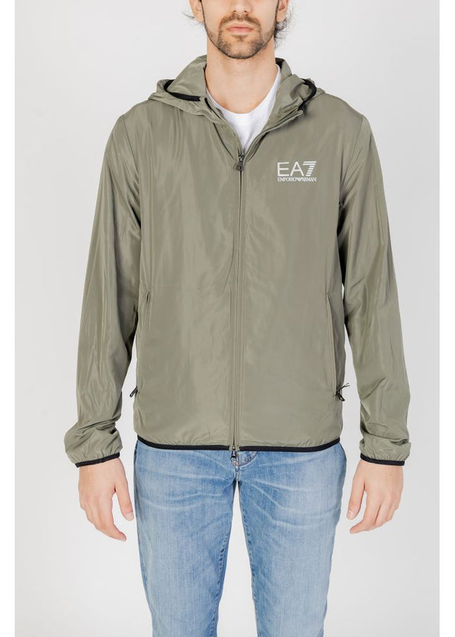 EA7 Emporio Armani Green Polyester Jacket