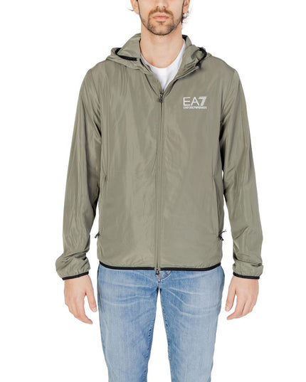 EA7 Emporio Armani Green Polyester Jacket