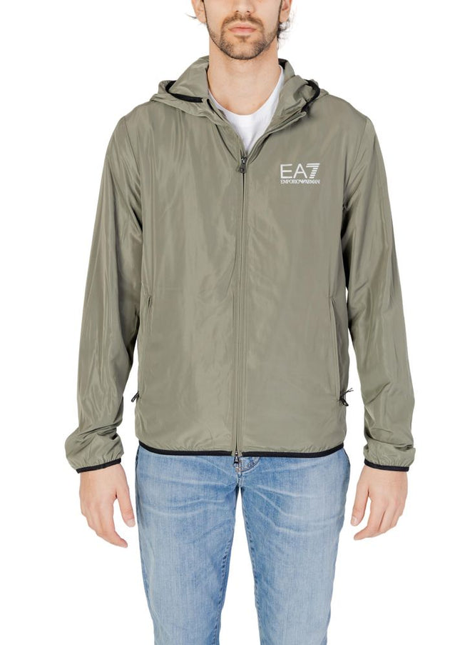 EA7 Emporio Armani Green Polyester Jacket