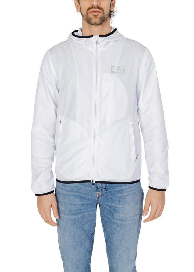 EA7 Emporio Armani White Polyester Jacket