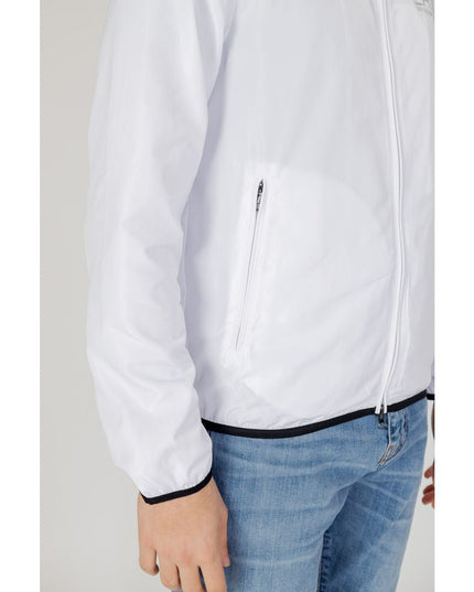 EA7 Emporio Armani White Polyester Jacket