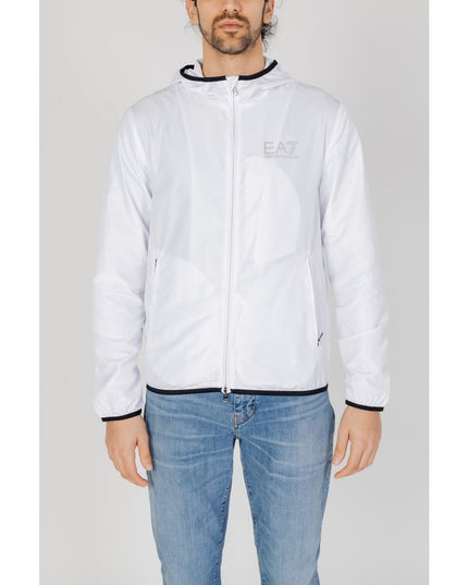 EA7 Emporio Armani White Polyester Jacket