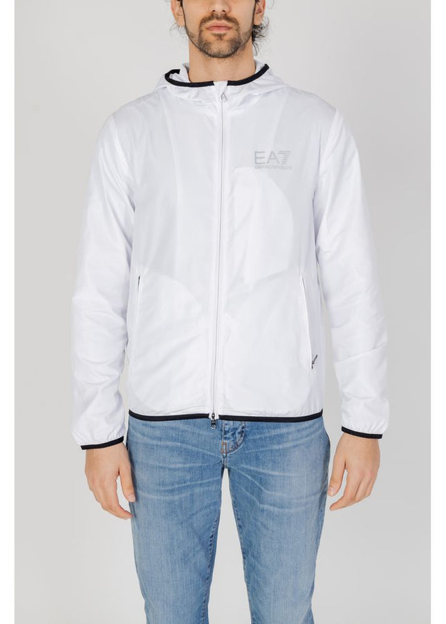 EA7 Emporio Armani White Polyester Jacket